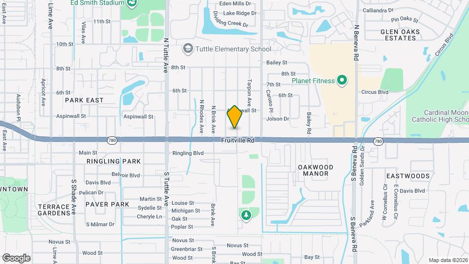 129 N Pompano Ave Map and Location Details