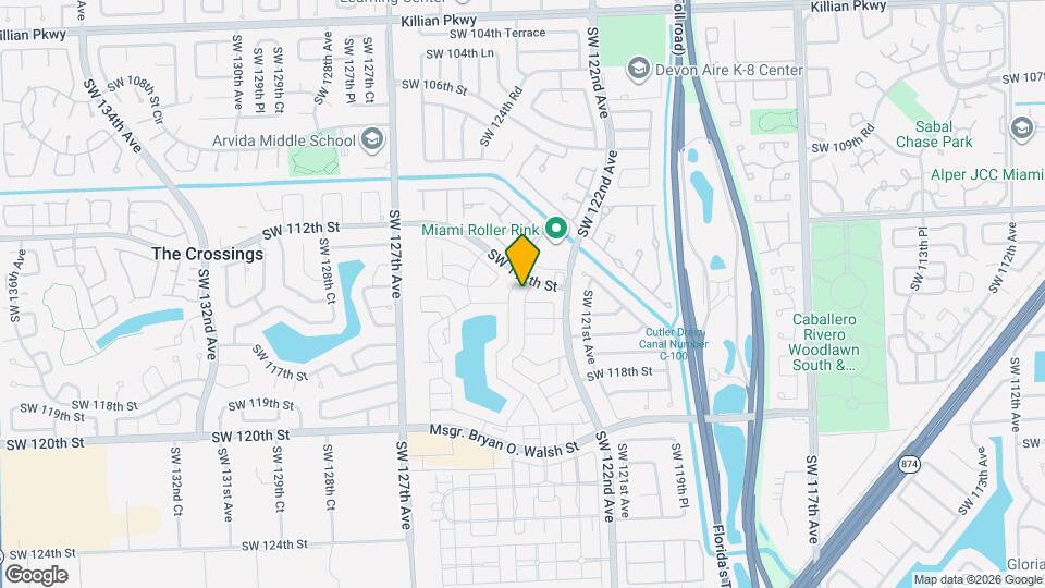 11240 SW 122nd Pl Map and Location Details