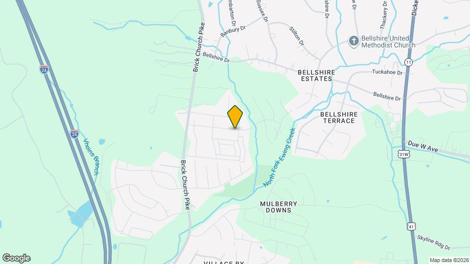 1868 Belle Arbor Dr Map and Location Details