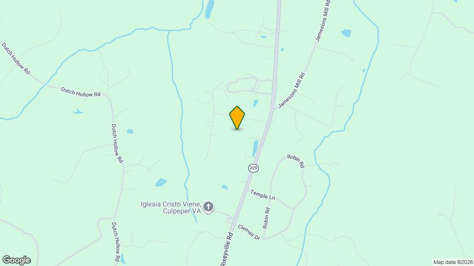 12368 Rixeyville Rd Map and Location Details