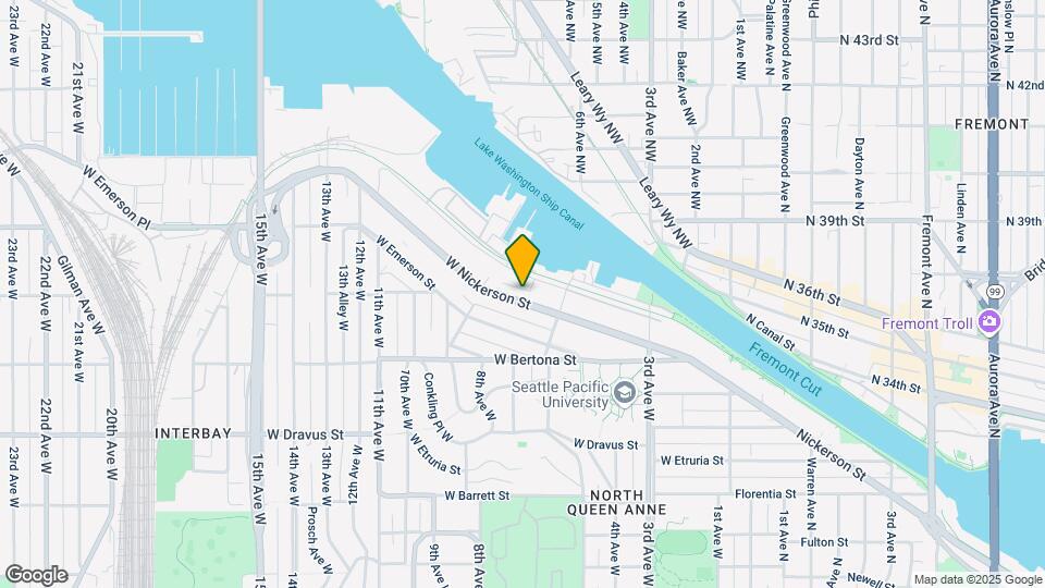 636 W Nickerson St Map and Location Details