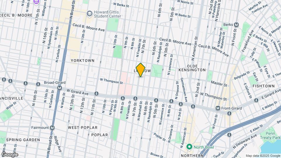 1329 N 7th St Map and Location Details
