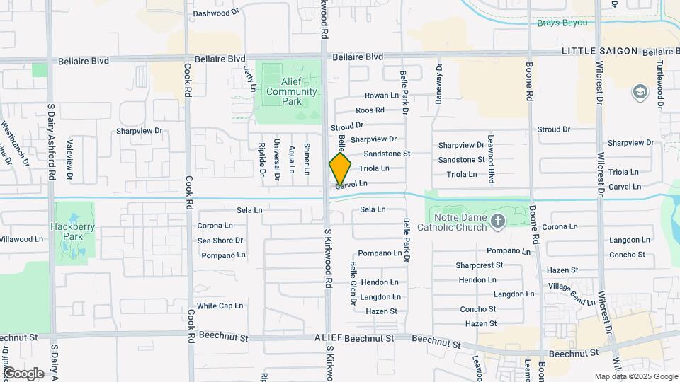 11823 Carvel Ln Map and Location Details