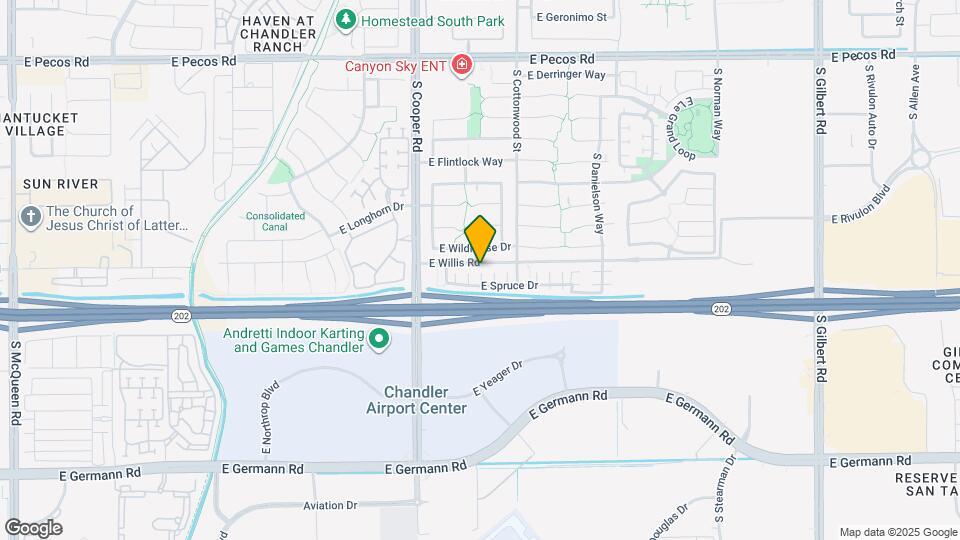 2138 E Spruce Dr Map and Location Details