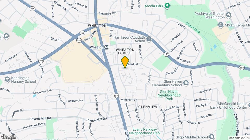 10951 Amherst Ave Map and Location Details