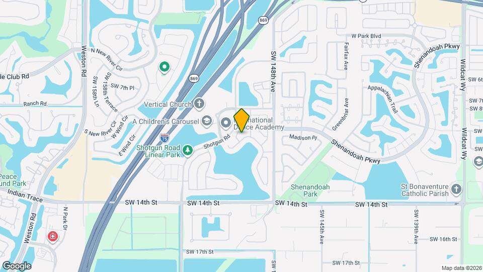 15013 SW 10th St Map and Location Details