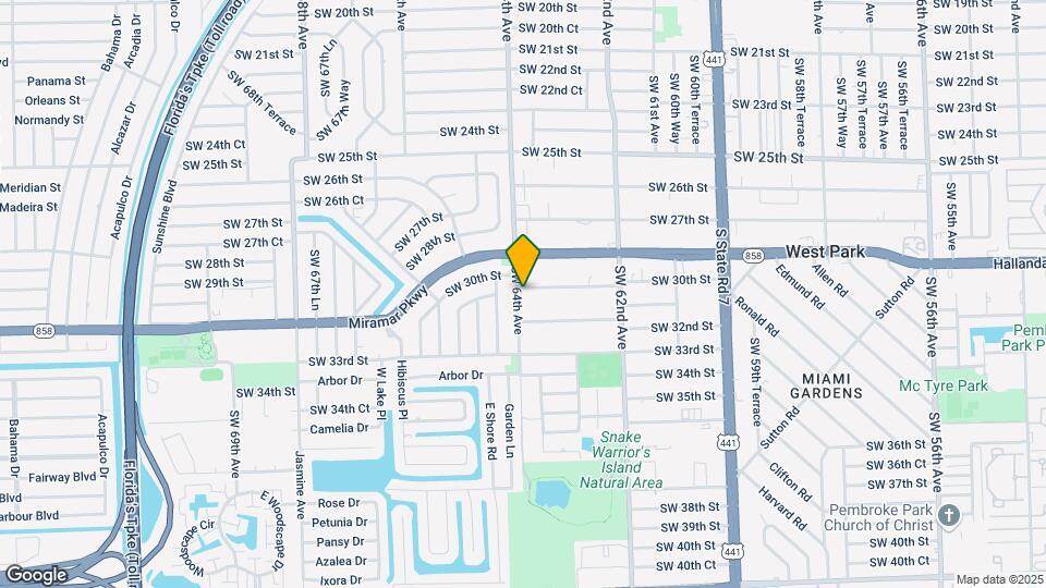 3001 SW 64th Ave Map and Location Details