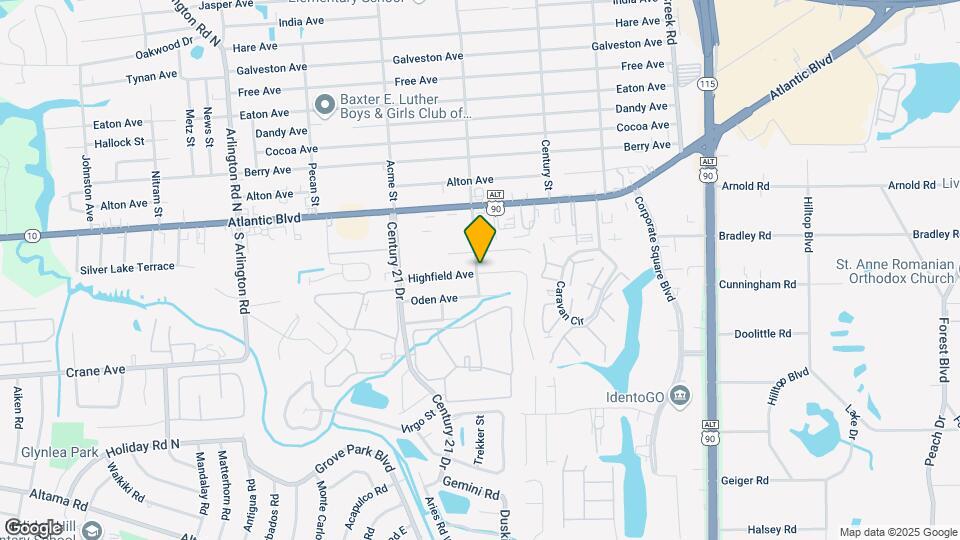 8601 Highfield Ave Map and Location Details