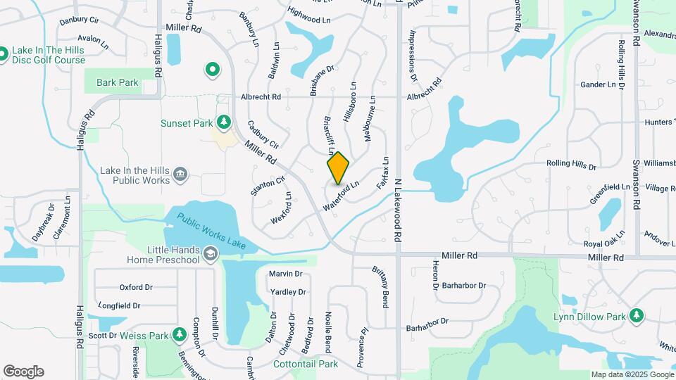 2521 Waterford Ln Map and Location Details