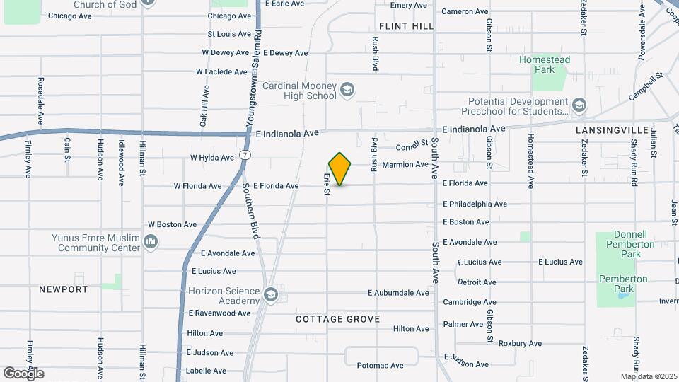 219 E Florida Ave Map and Location Details