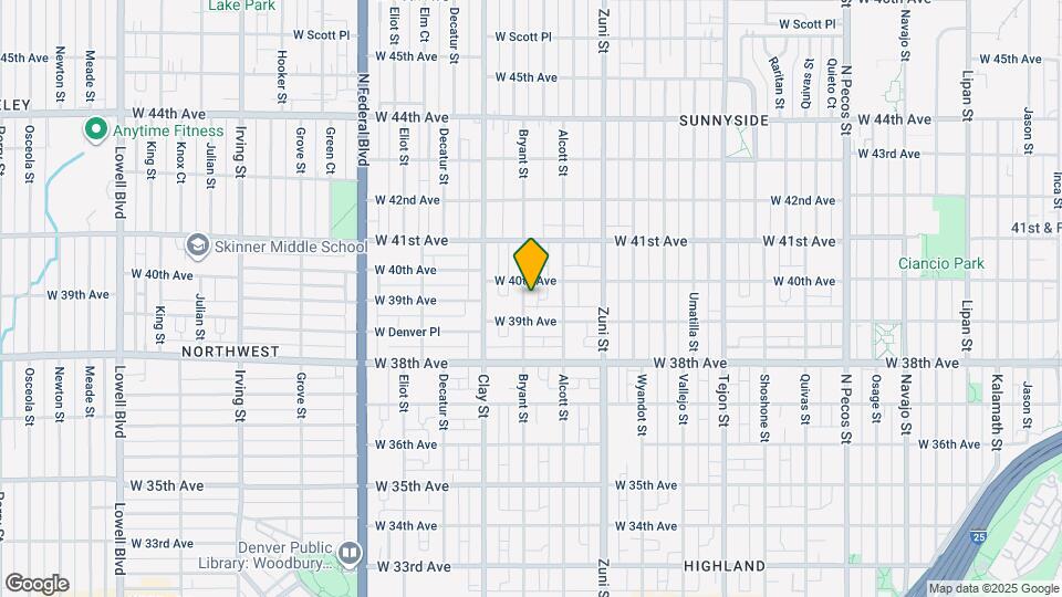 3930 Bryant St Map and Location Details