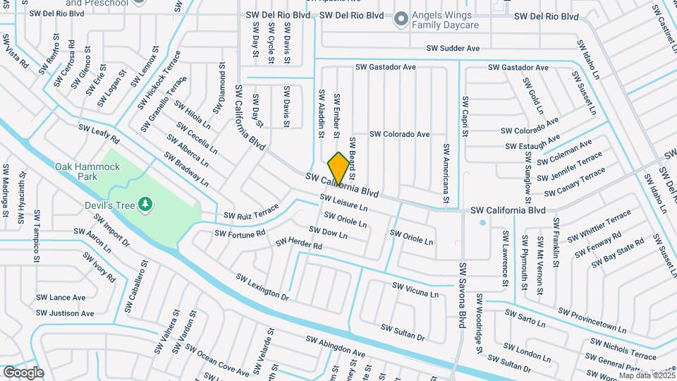 1462 SW California Blvd Map and Location Details