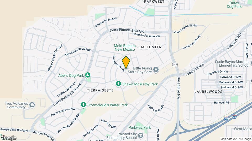 1916 Gunnison Pl NW Map and Location Details