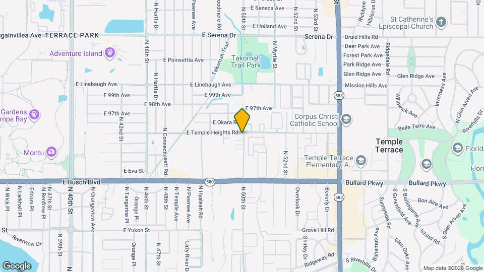 4913 Temple Heights Rd Mapa y Detalles de la Ubicación