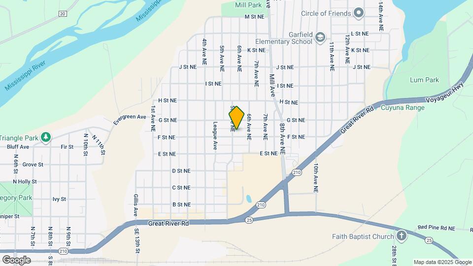 605 F St NE Mapa y Detalles de la Ubicación