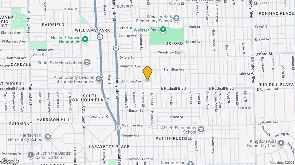 616 Gumpper Ave Map and Location Details