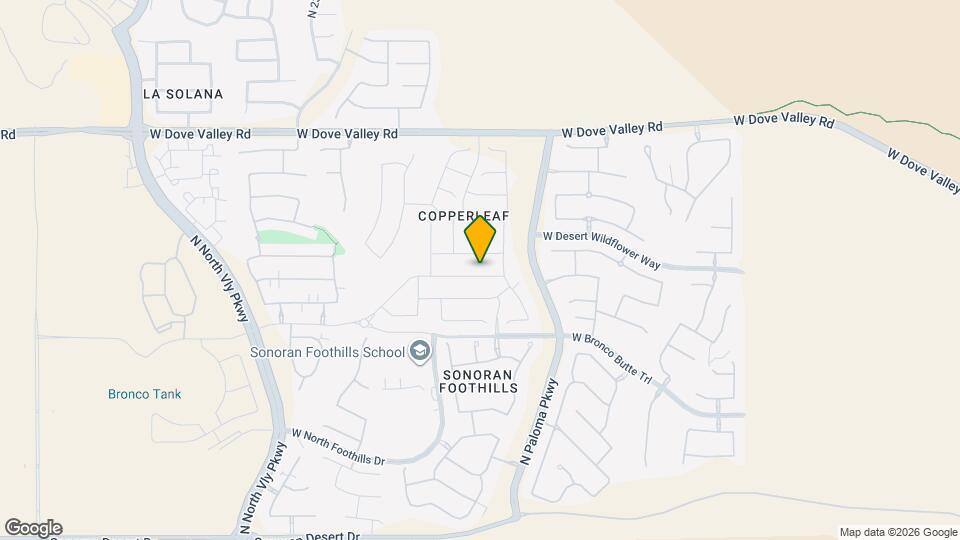 2030 W Sierra Sunset Trail Map and Location Details