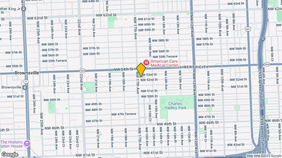 1619 NW 52nd St Mapa y Detalles de la Ubicación