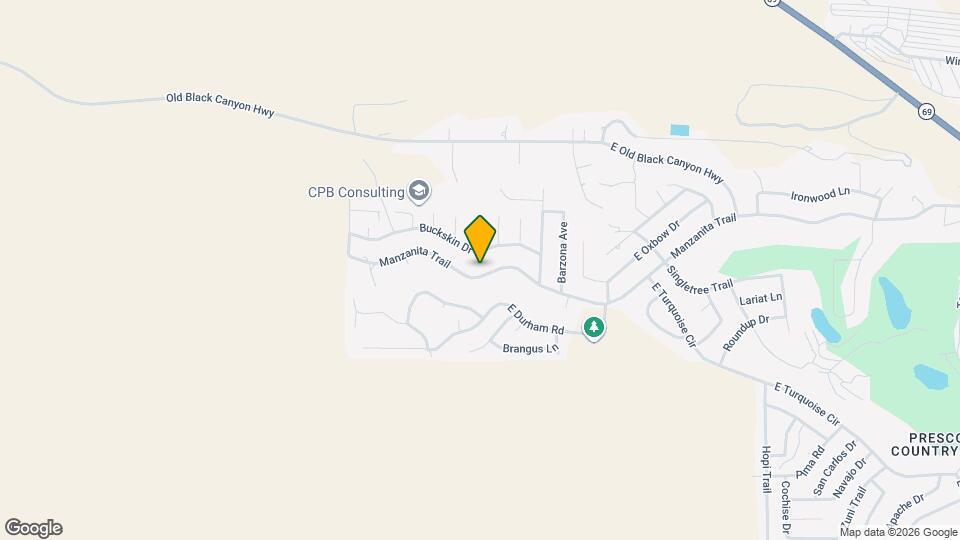 10330 Manzanita Trail Map and Location Details