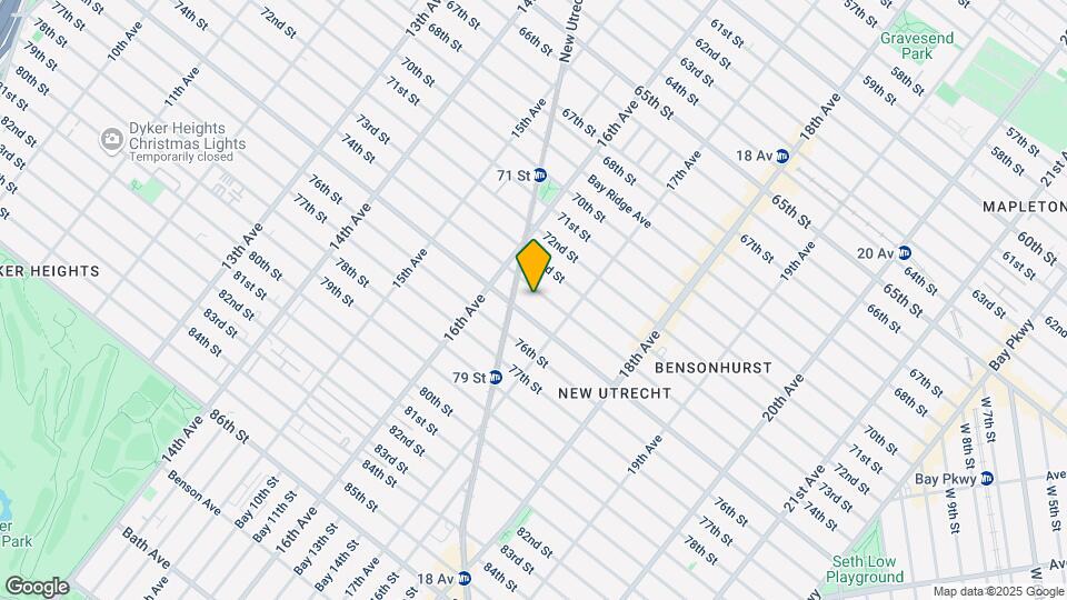 1652 74th St Map and Location Details