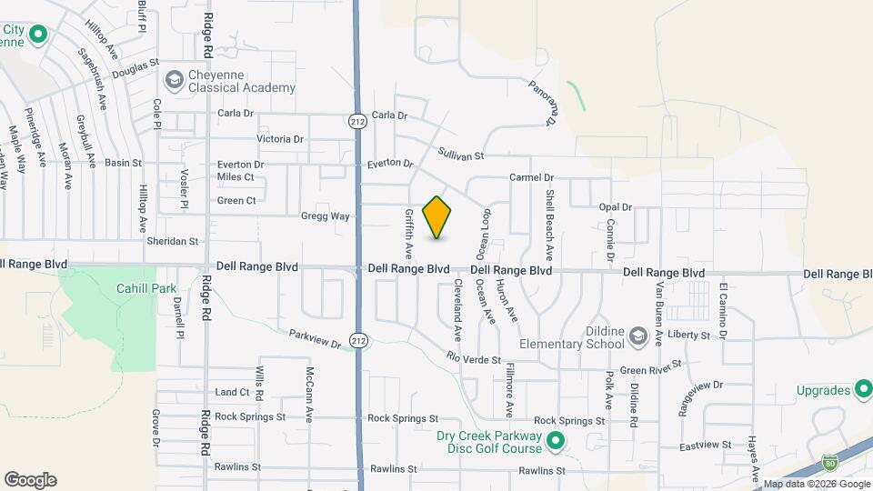 Dell Range Senior Apartments Map and Location Details