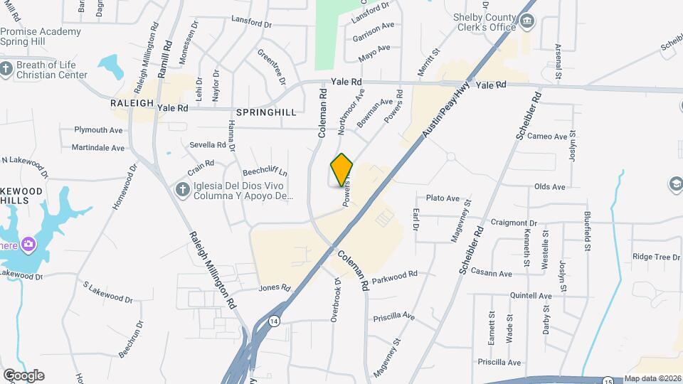 3325 Northmoor Ave Map and Location Details
