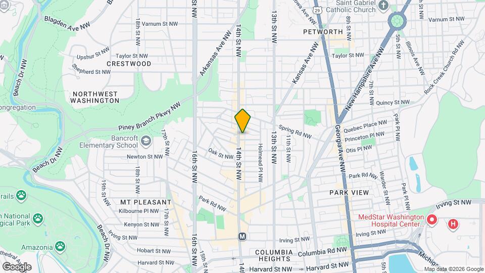 3519 14th St NW, Unit 3 Mapa y Detalles de la Ubicación