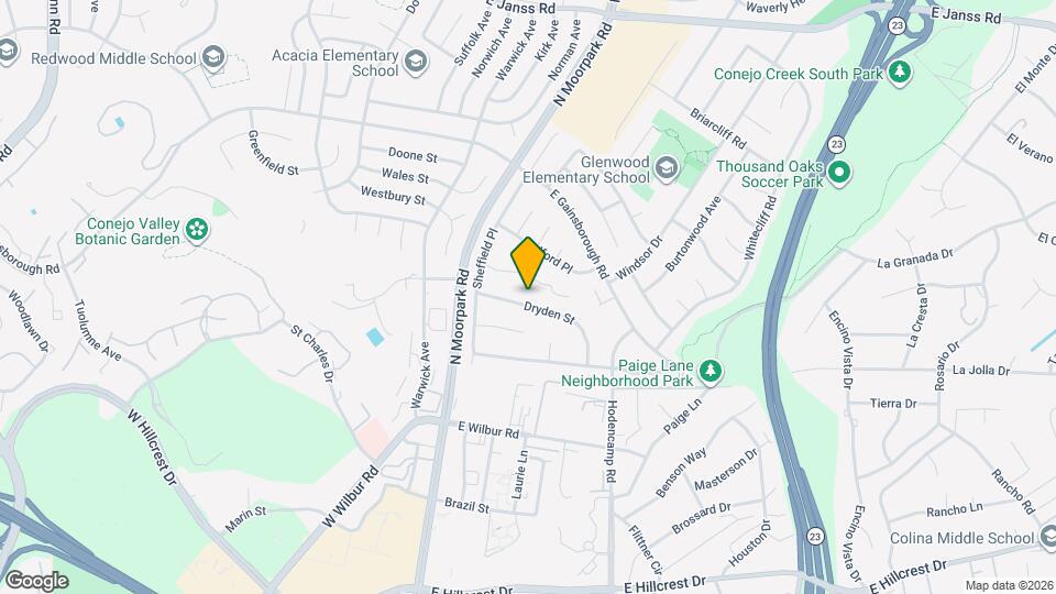 221 Dryden St Map and Location Details