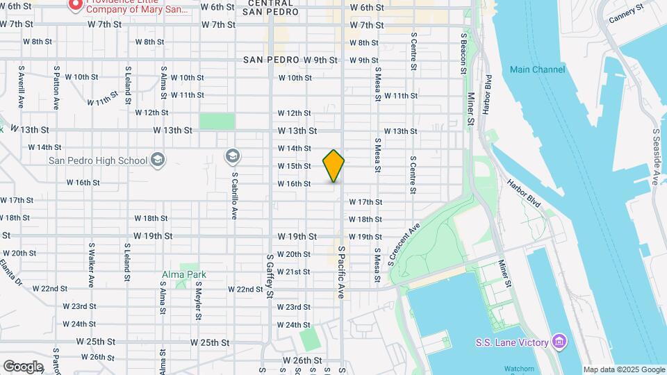 521 W 16th St, Unit 3 Mapa y Detalles de la Ubicación