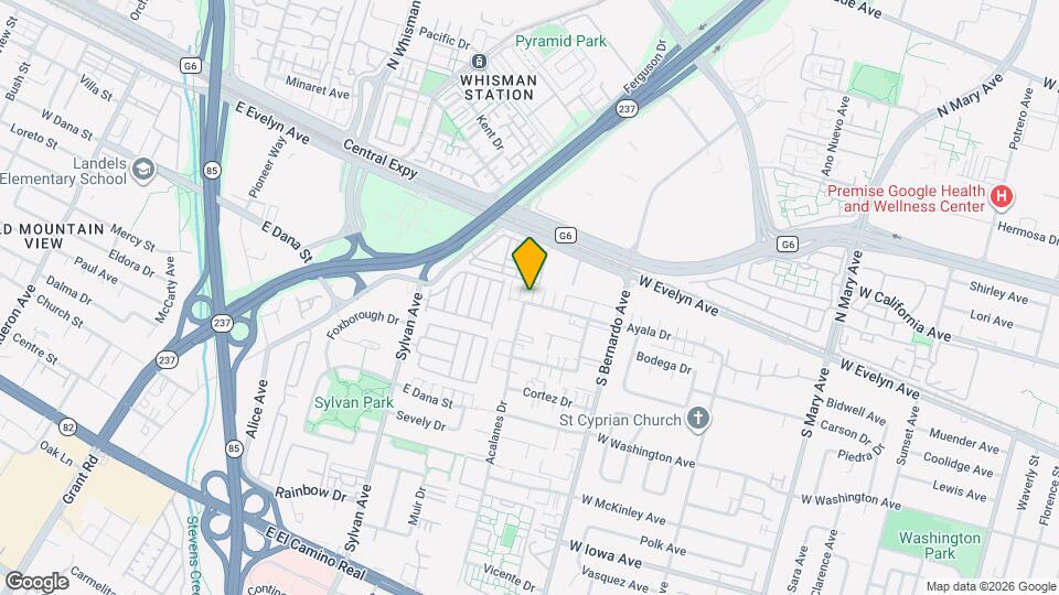 1281 Ayala Dr Map and Location Details
