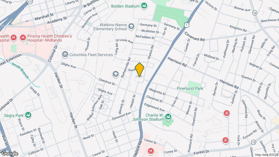 2230 Harper St Map and Location Details