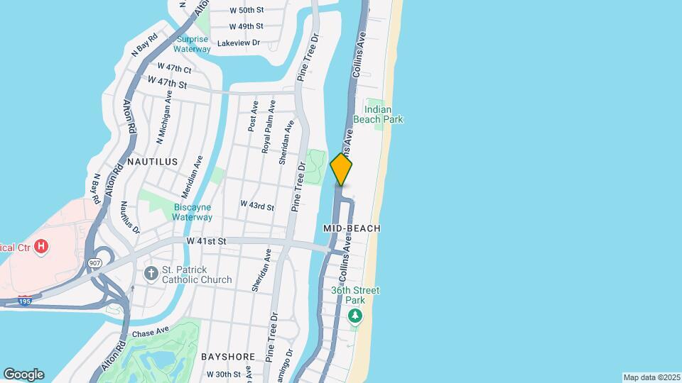 4401 Collins Ave Map and Location Details