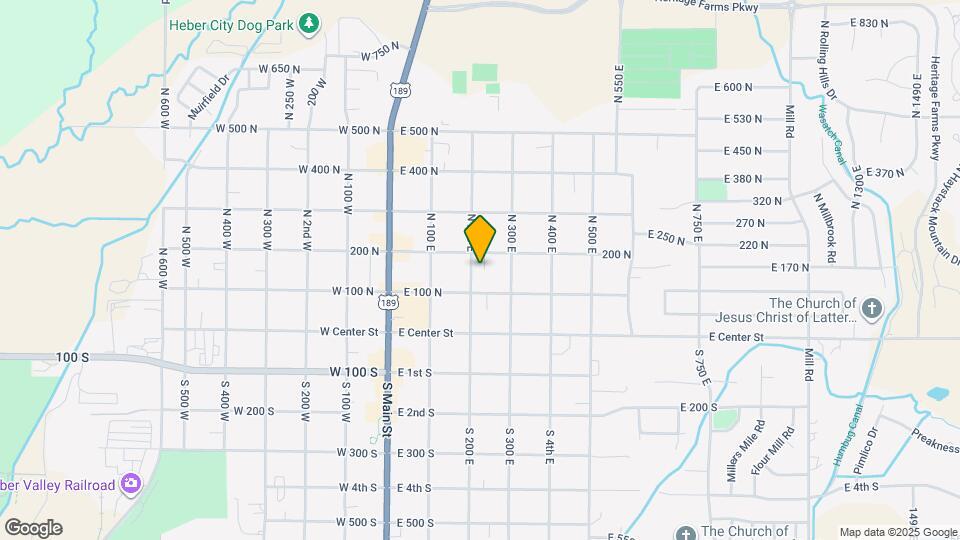 166 N 200 E Map and Location Details