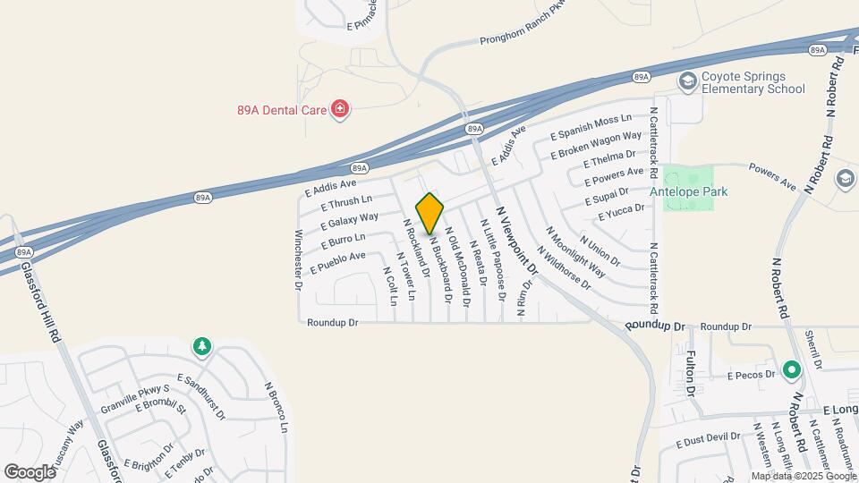 6220 N Buckboard Dr Map and Location Details