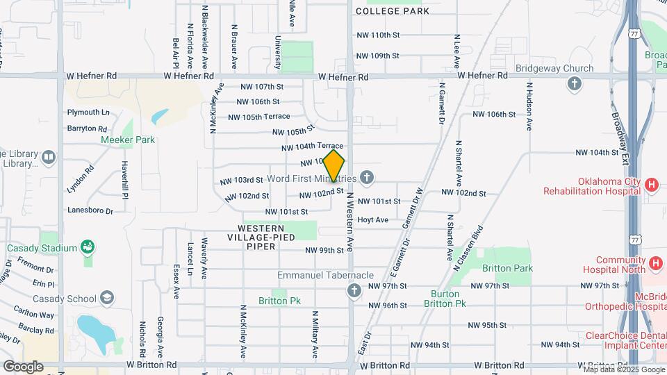 1117 NW 102nd St Map and Location Details