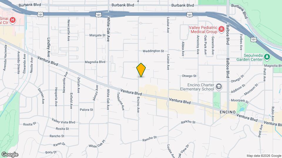 5064 Encino Ave Map and Location Details