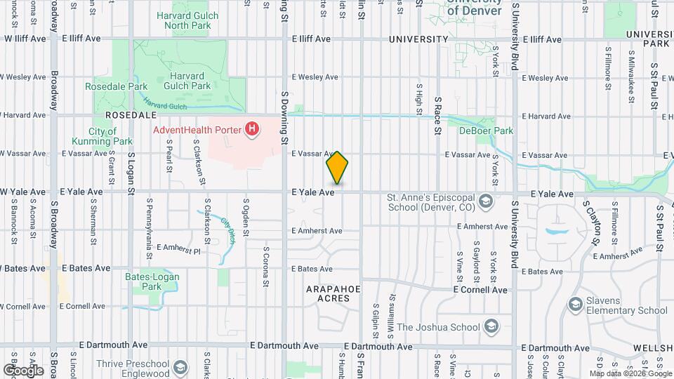 2695 S Humboldt St Map and Location Details