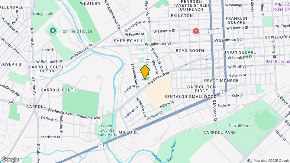 2509 McHenry St Map and Location Details