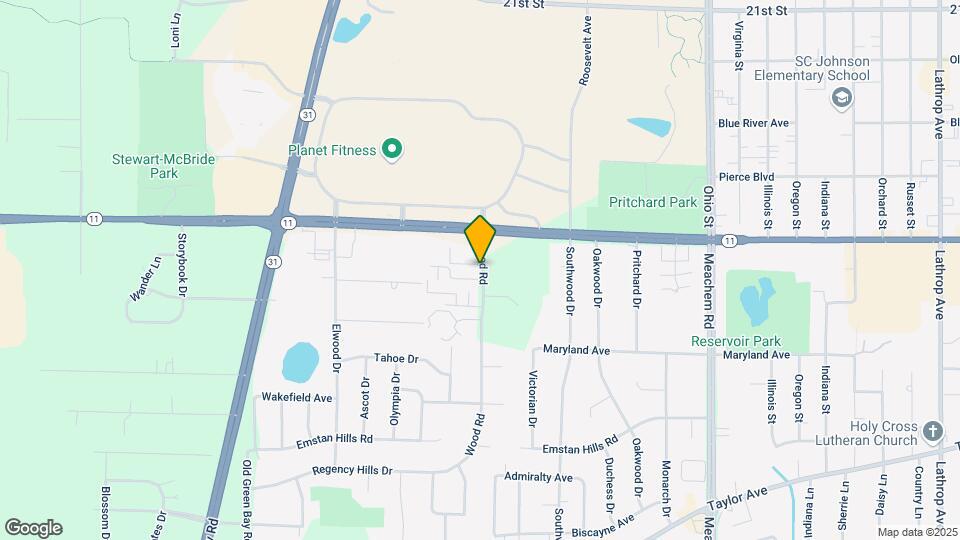3224 Wood Rd Map and Location Details