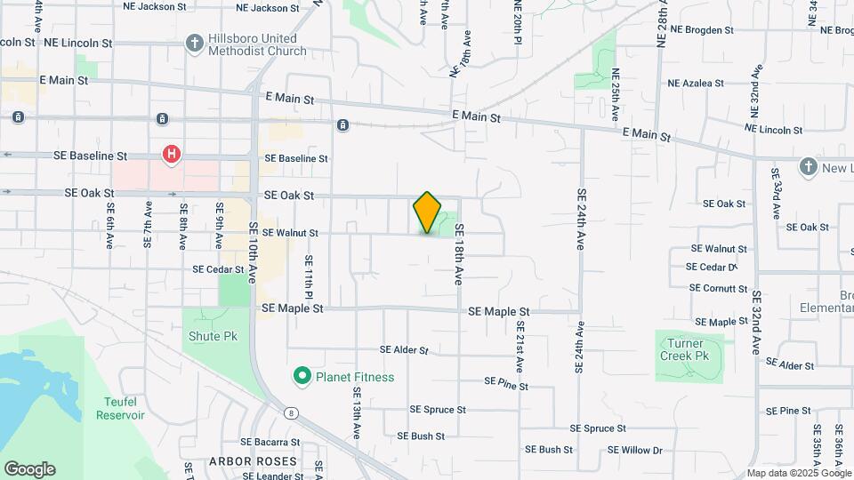 1680 SE Walnut St Map and Location Details