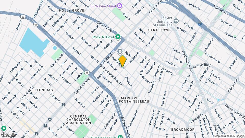 7800 Walmsley Ave, Unit 7800 Map and Location Details