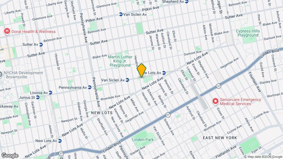 655 Hendrix St Map and Location Details