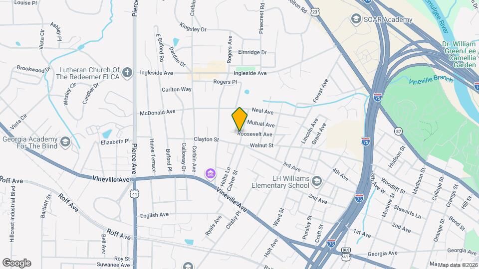 2202 Roosevelt Ave Map and Location Details