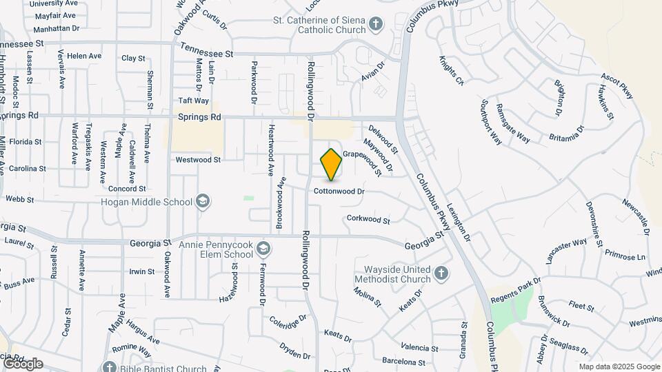 240 Cottonwood Dr Map and Location Details