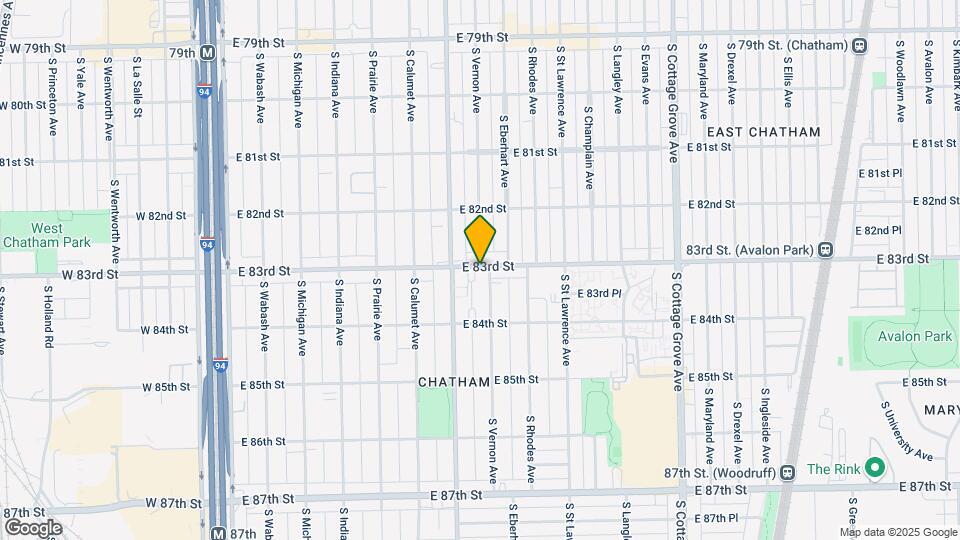 8300 S Vernon Ave Map and Location Details