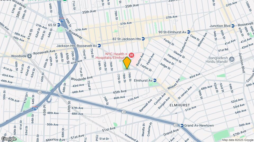 78-14 Woodside Ave Mapa y Detalles de la Ubicación