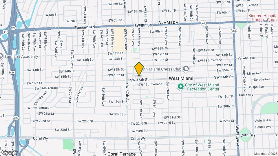 1526 SW 65th Ave Map and Location Details