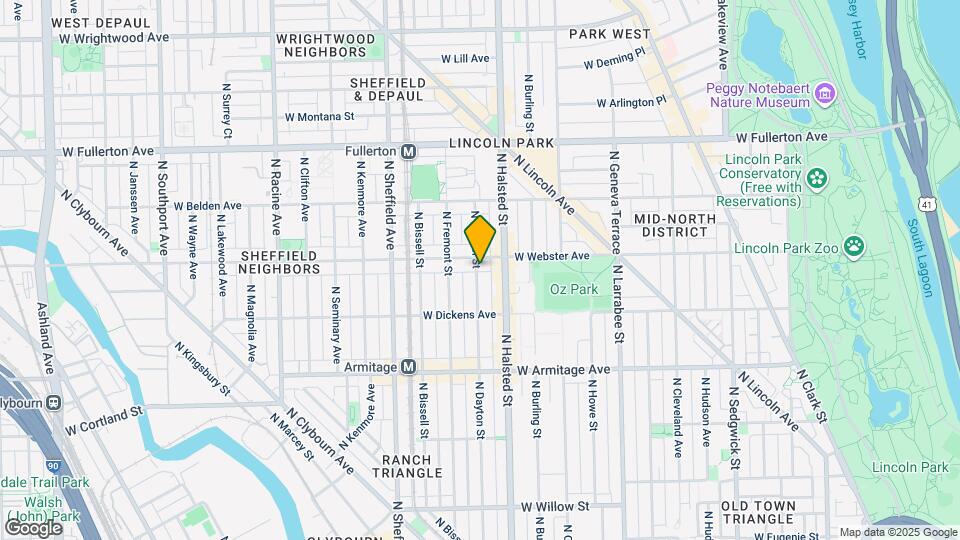 2149 N Dayton St, Unit 2 Map and Location Details