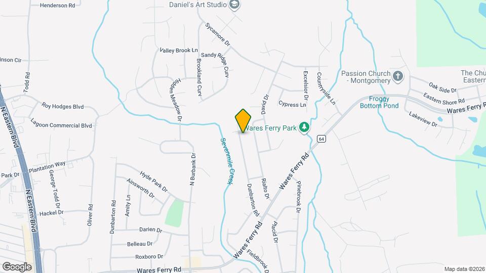 1304 Dunbarton Rd Map and Location Details