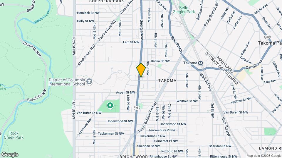 921 Butternut St NW Map and Location Details